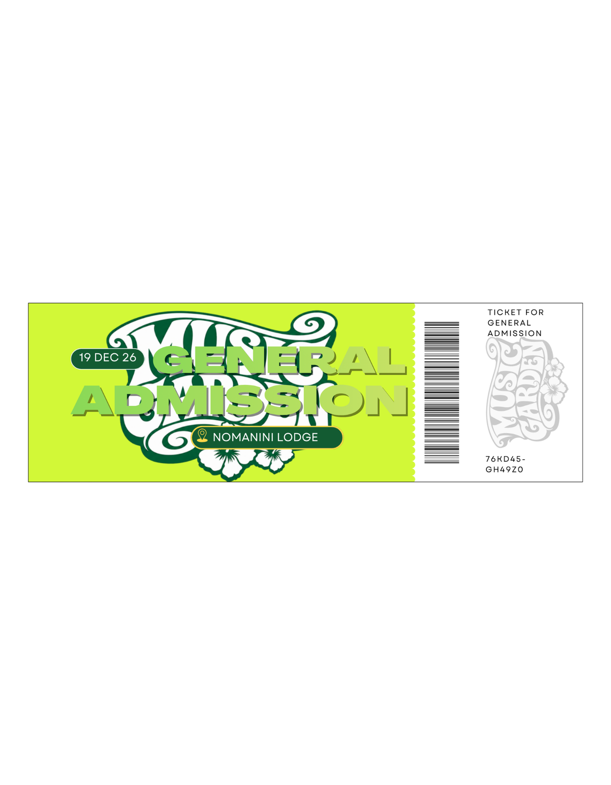 Early bird general admission ticket